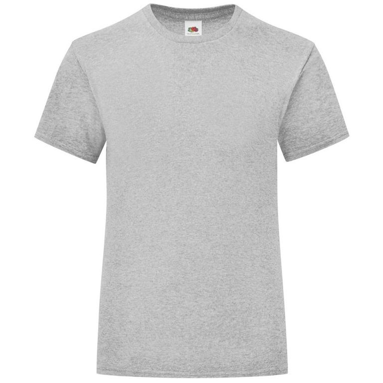 Girls iconic T Heather Grey