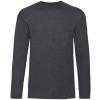 Valueweight long sleeve T Dark Heather Grey