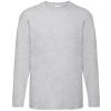 Valueweight long sleeve T Heather Grey