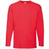 Valueweight long sleeve T Red