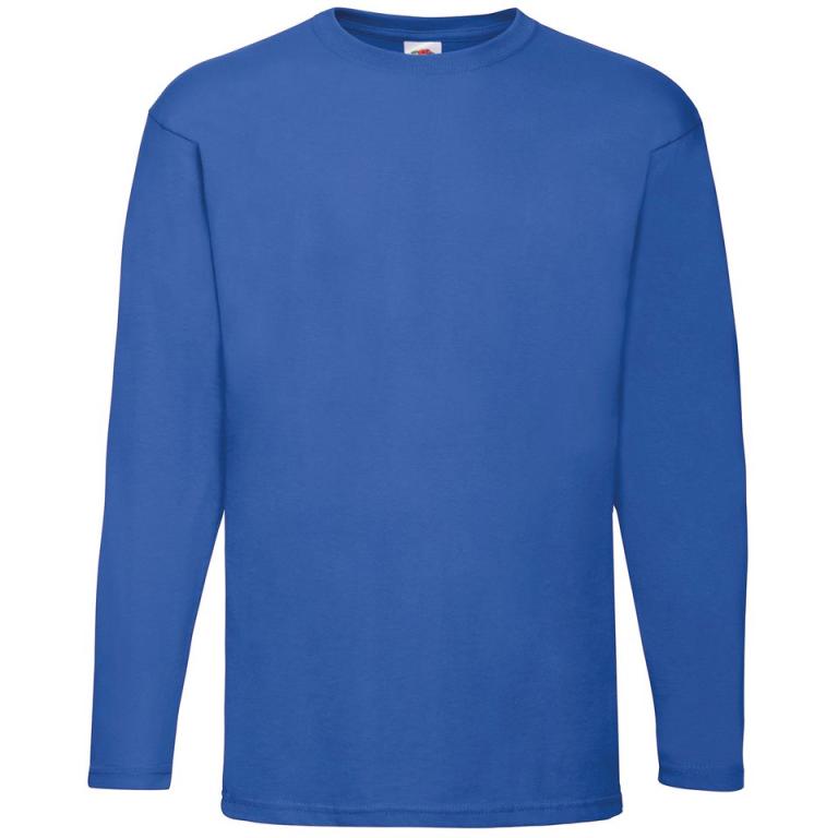 Valueweight long sleeve T Royal Blue