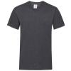 Valueweight v-neck T Dark Heather Grey