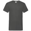 Valueweight v-neck T Light Graphite