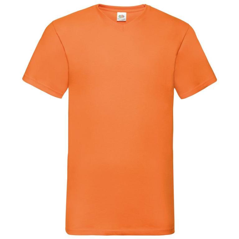 Valueweight v-neck T Orange