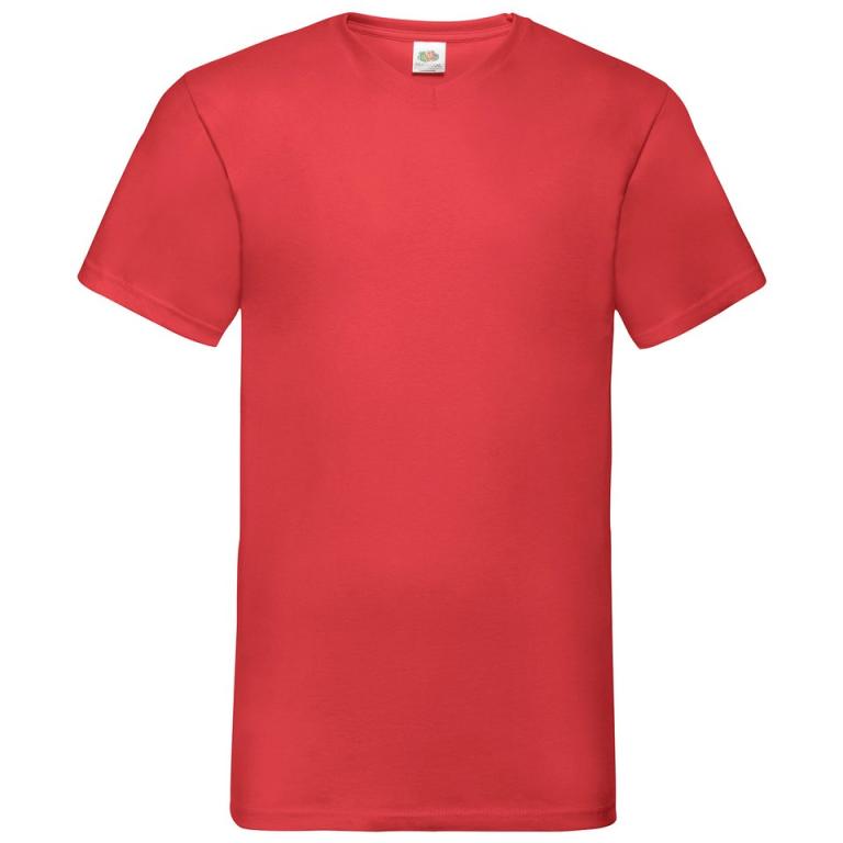 Valueweight v-neck T Red