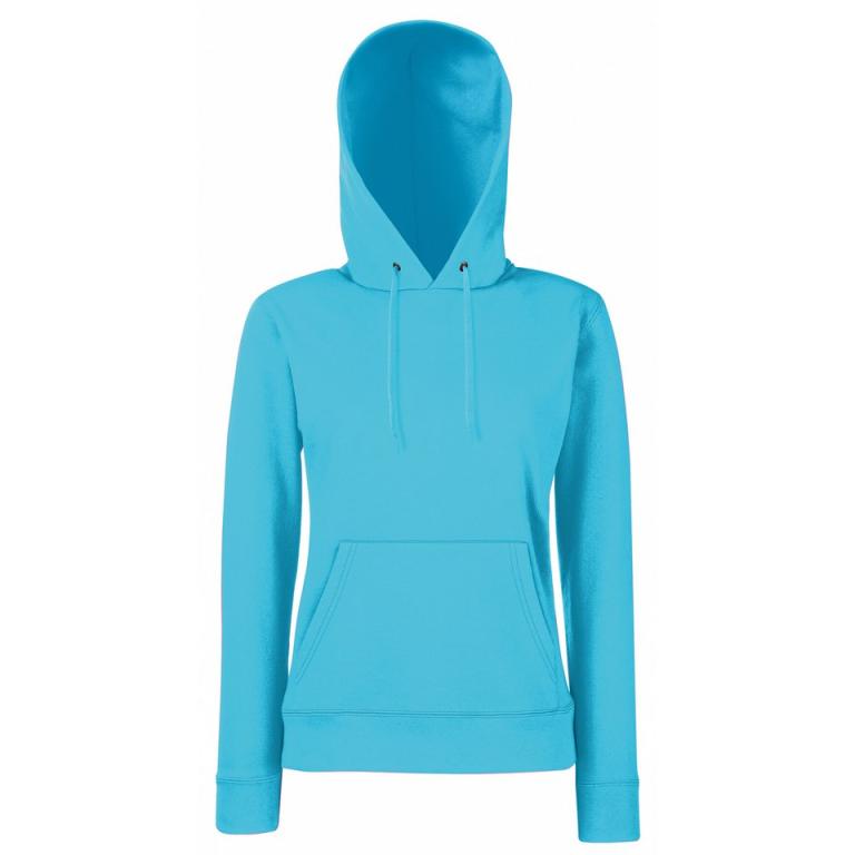 Women's Classic 80/20 hooded sweatshirt Azure Blue