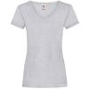 Women's valueweight v-neck T Heather Grey