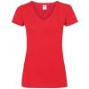 Women's valueweight v-neck T Red