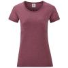 Women's valueweight T Heather Burgundy