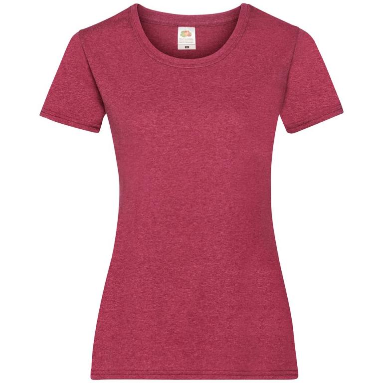 Women's valueweight T Vintage Heather Red