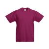 Kids original T Burgundy