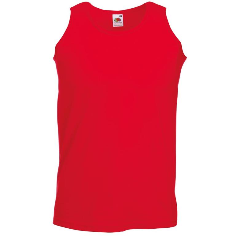 Valueweight athletic vest Red