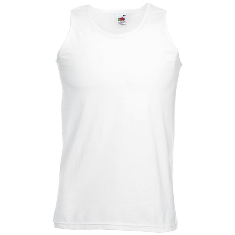 Valueweight athletic vest White