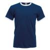 Ringer T Navy/White