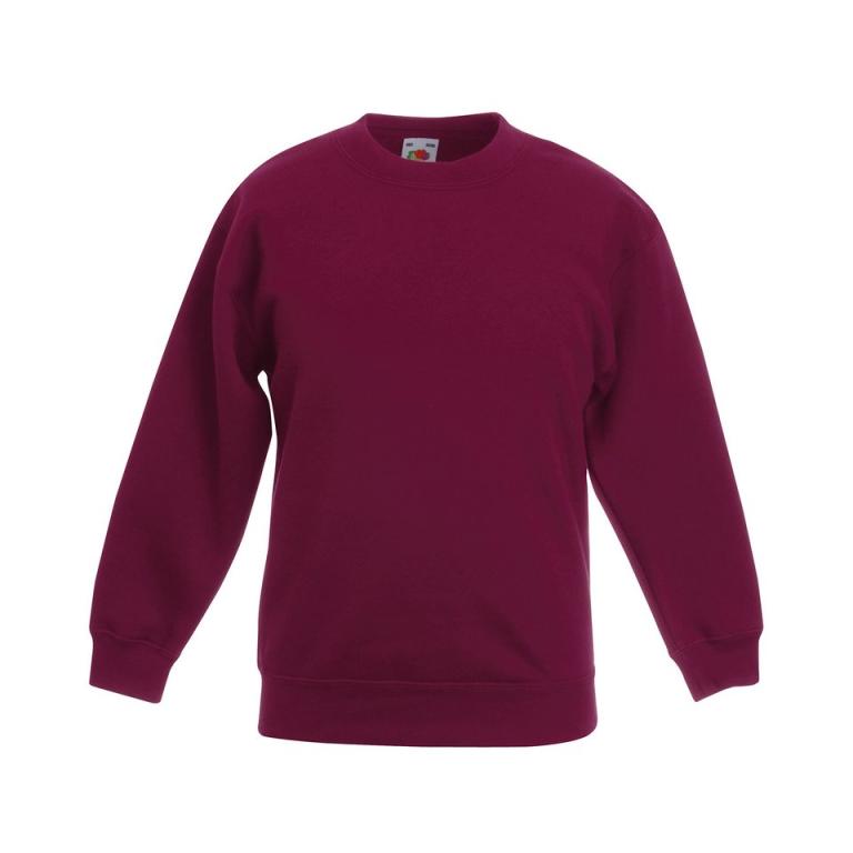 Kids classic set-in sweatshirt Burgundy