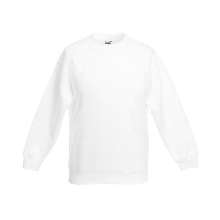 Kids classic set-in sweatshirt White