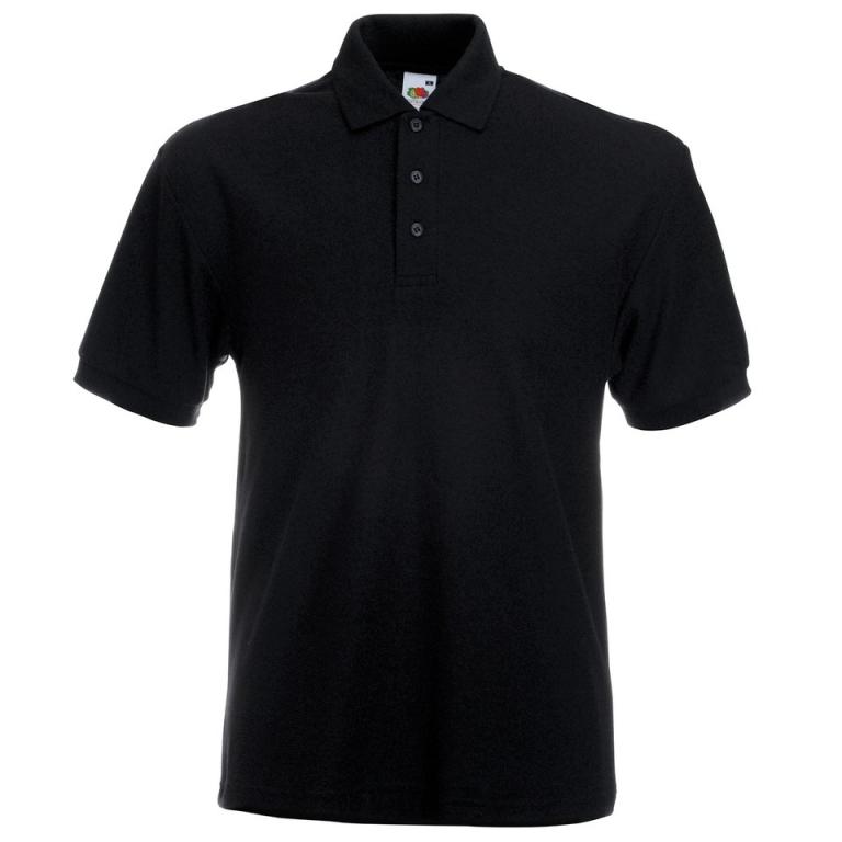 Heavyweight 65/35 polo Black