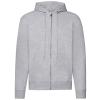 Classic 80/20 hooded sweatshirt jacket Heather Grey