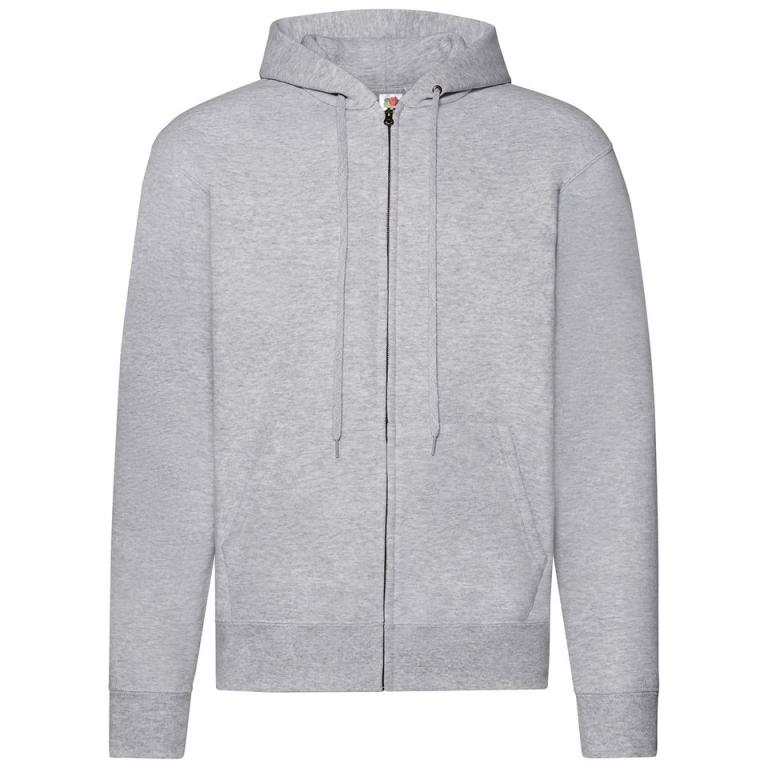 Classic 80/20 hooded sweatshirt jacket Heather Grey