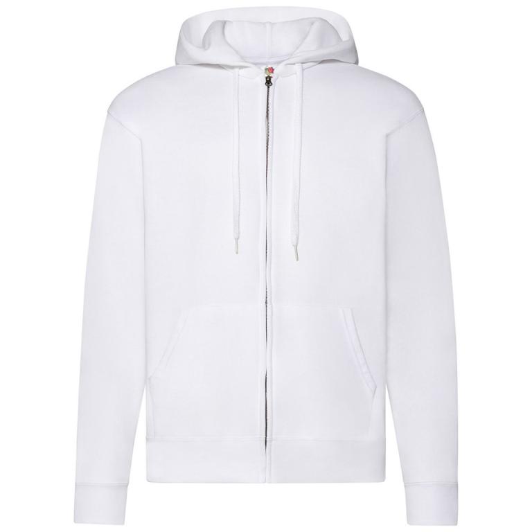 Classic 80/20 hooded sweatshirt jacket White