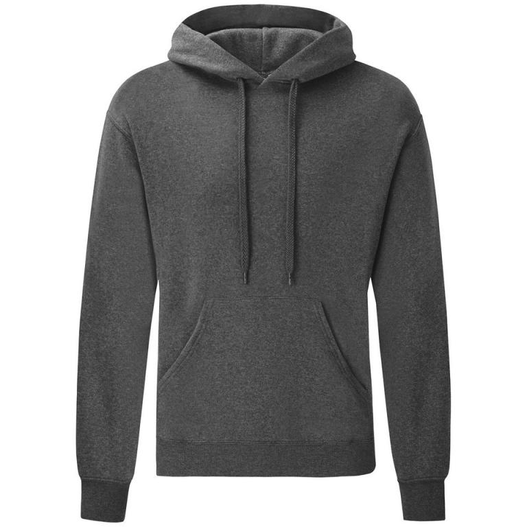 Classic 80/20 hooded sweatshirt Dark Heather Grey