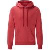 Classic 80/20 hooded sweatshirt Heather Red