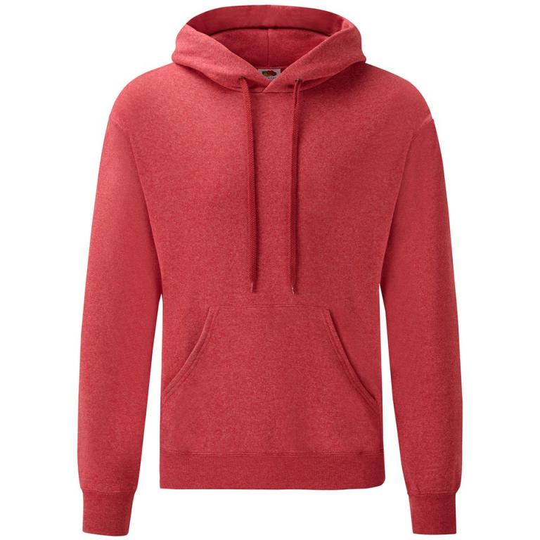 Classic 80/20 hooded sweatshirt Heather Red