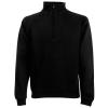 Classic 80/20 zip neck sweatshirt Black