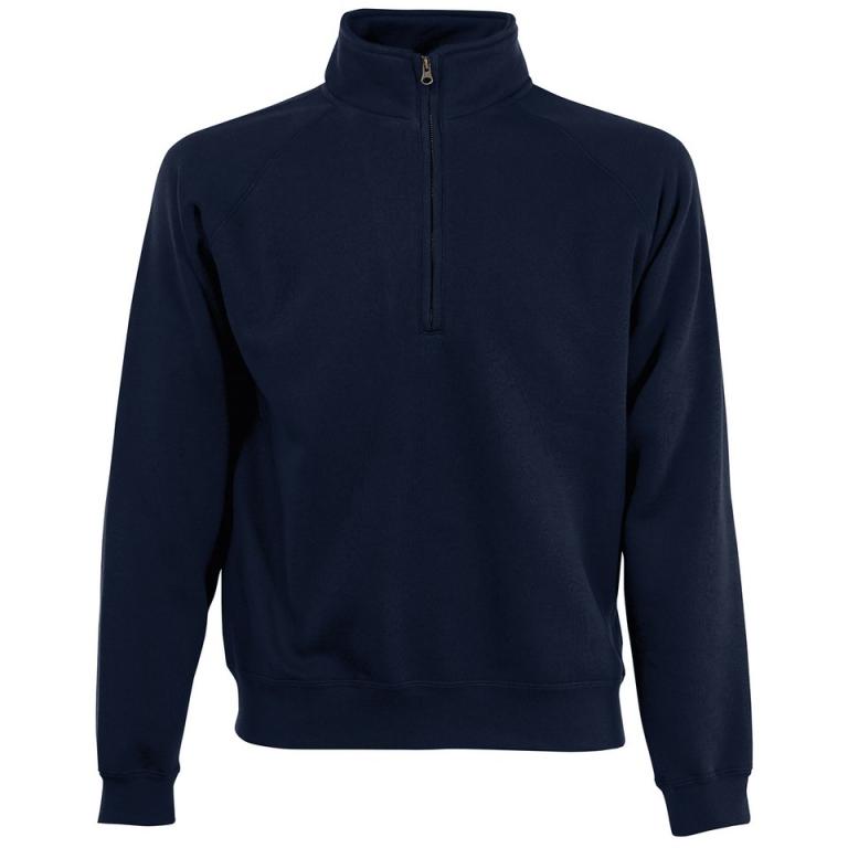 Classic 80/20 zip neck sweatshirt Deep Navy