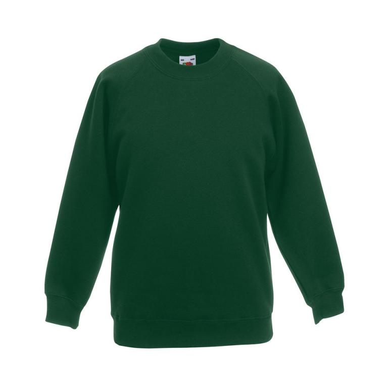 Kids classic raglan sweatshirt Bottle Green