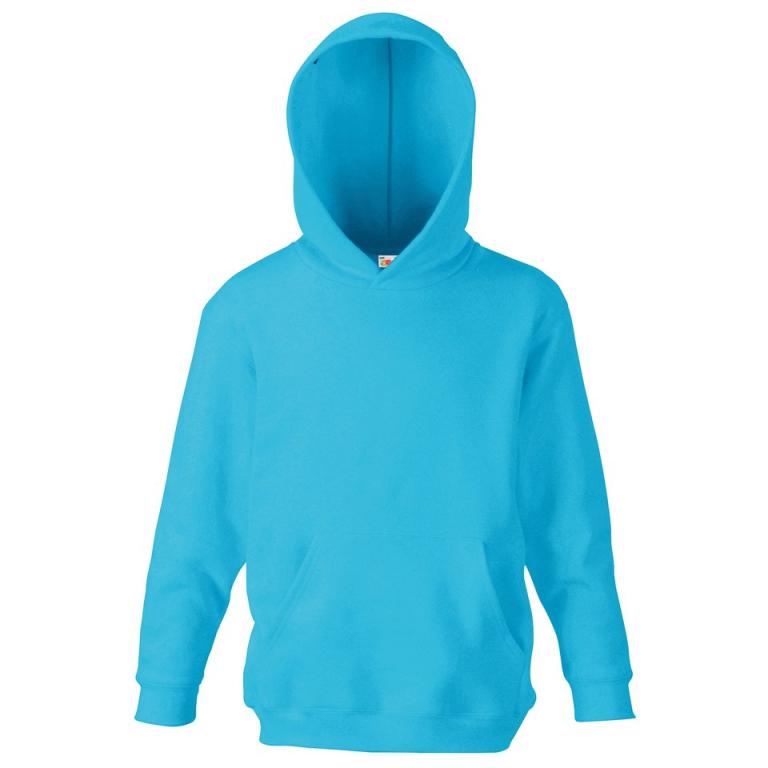 Kids classic hooded sweatshirt Azure Blue