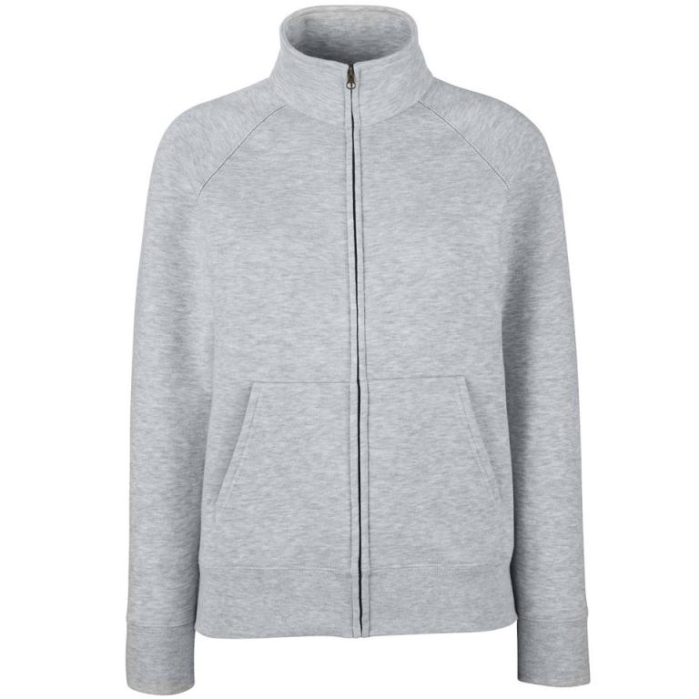 Women's premium 70/30 sweatshirt jacket Heather Grey