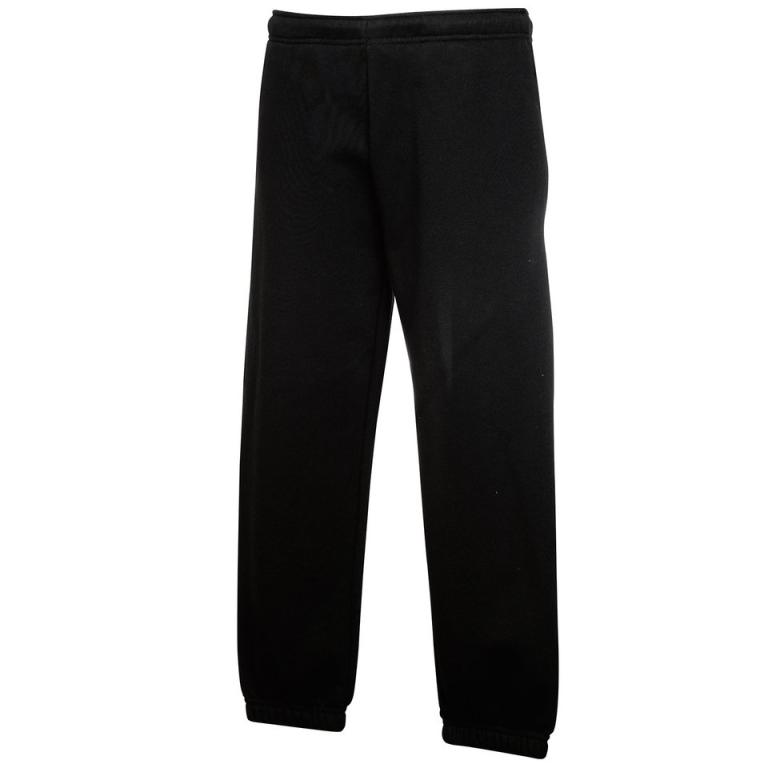 Kids classic elasticated cuff jog pants Black