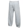 Kids classic elasticated cuff jog pants Heather Grey