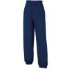 Kids classic elasticated cuff jog pants Navy