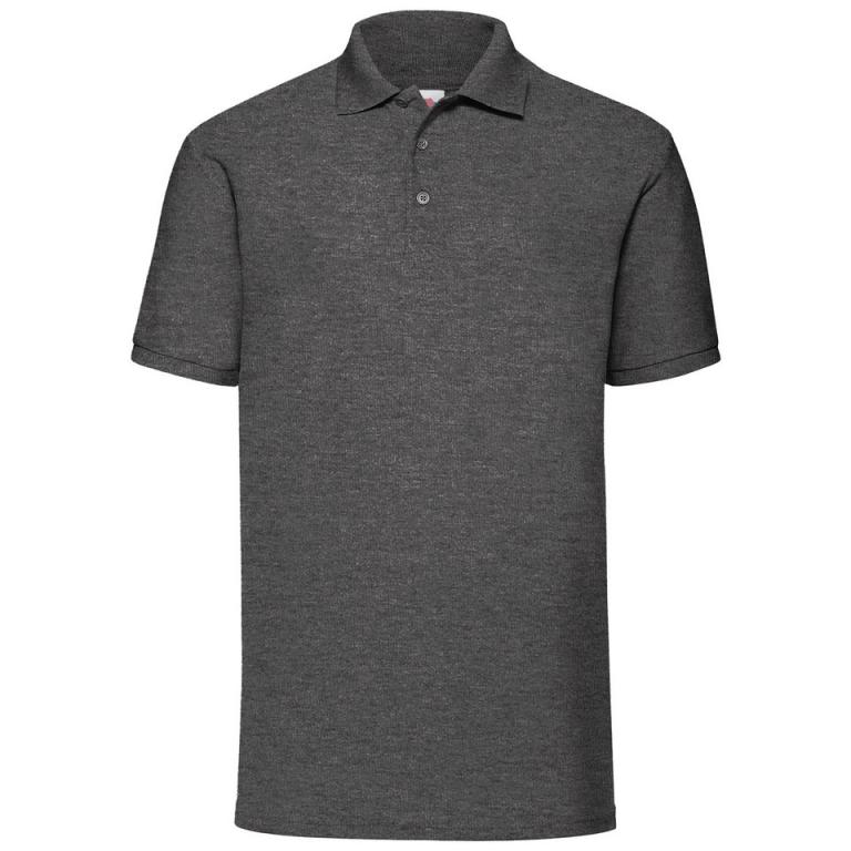 65/35 Polo Dark Heather Grey