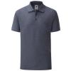 65/35 Polo - heather-navy - s