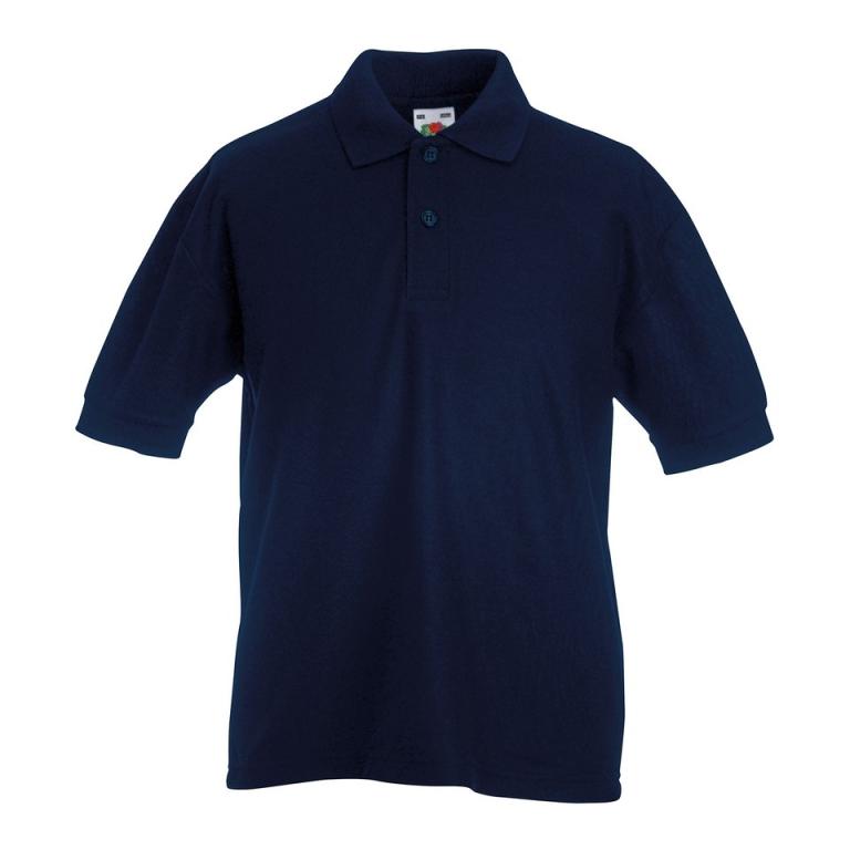 Kids 65/35 piqué polo Deep Navy