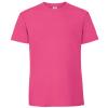 Iconic 195 ringspun premium T Fuchsia