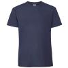 Iconic 195 ringspun premium T Navy