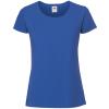 Women's Iconic 195 ringspun premium t-shirt Royal Blue