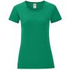 Women's iconic T Heather Green