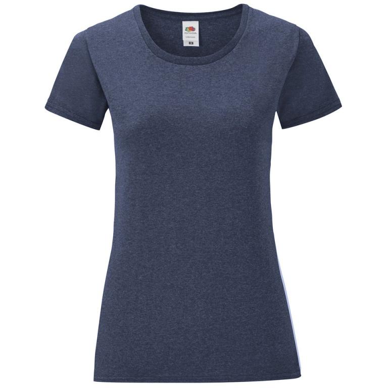 Women's iconic T Heather Navy