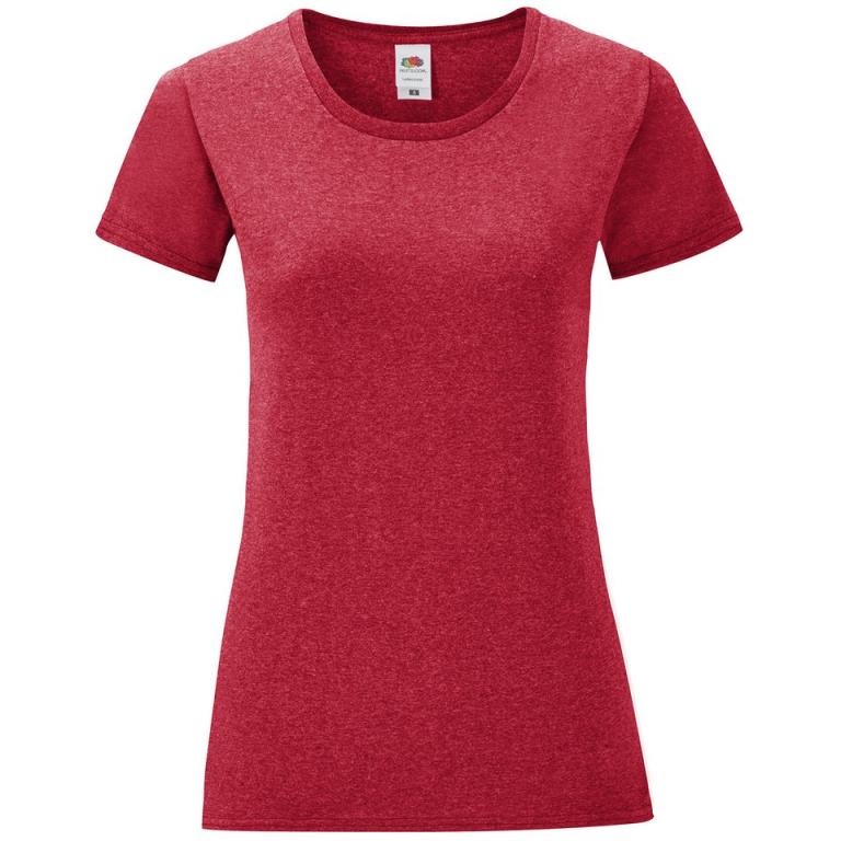 Women's iconic T Heather Red