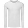 Iconic 150 classic long sleeve T White