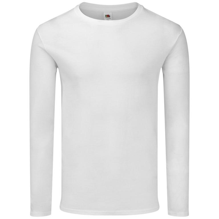 Iconic 150 classic long sleeve T White