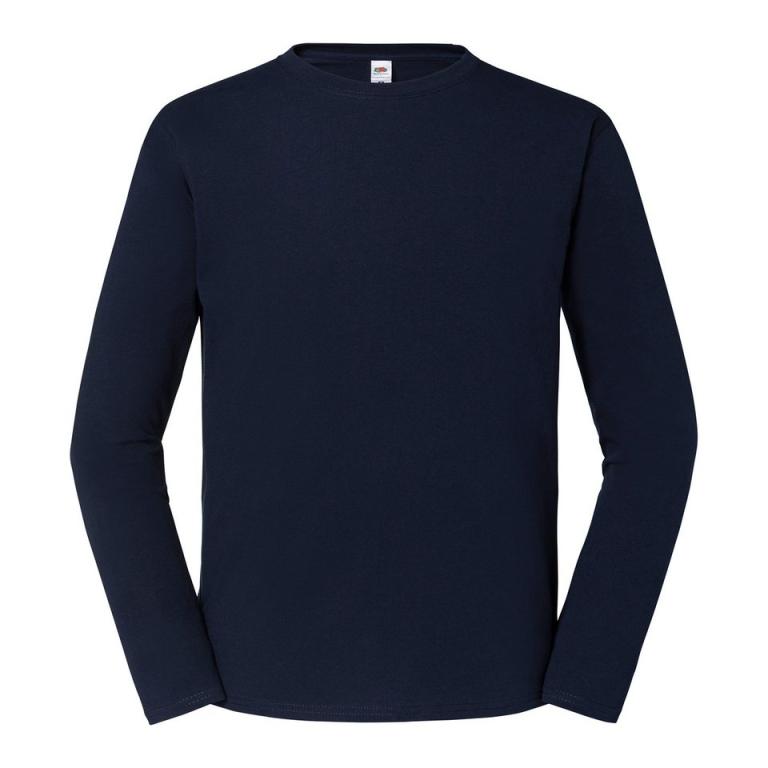 Iconic 195 ringspun premium long sleeve T Deep Navy