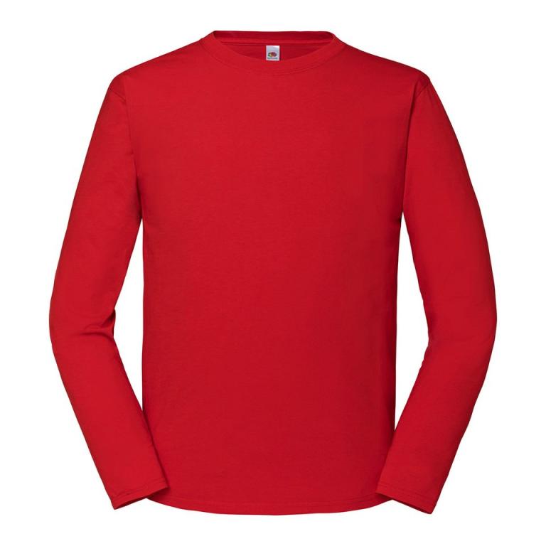 Iconic 195 ringspun premium long sleeve T Red