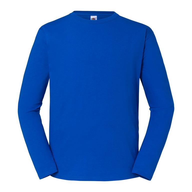 Iconic 195 ringspun premium long sleeve T Royal Blue