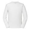 Iconic 195 ringspun premium long sleeve T White